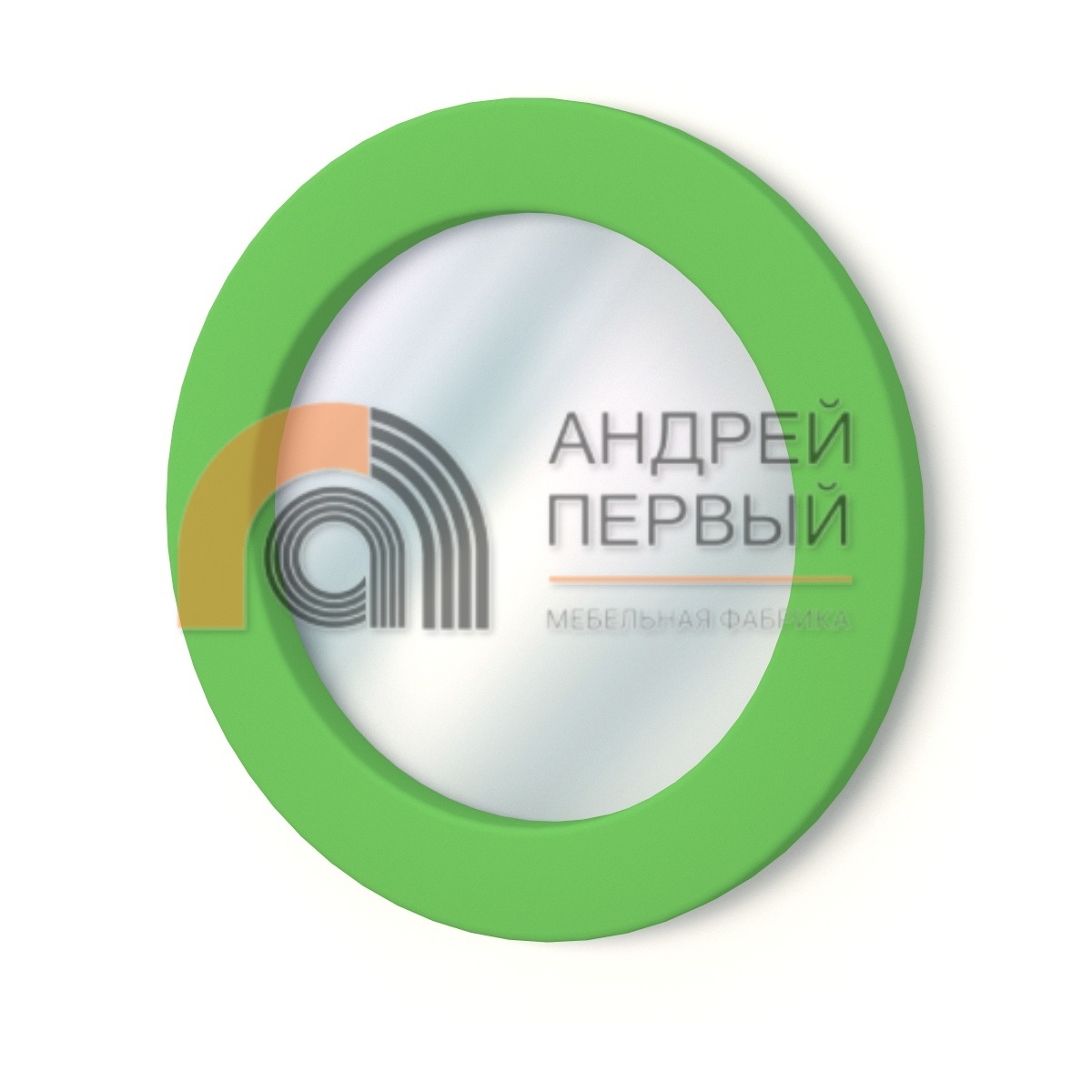 Дидактическая панель "Зеркало круглое в рамке" 